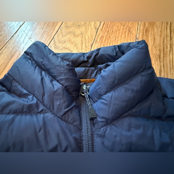 Eddie Bauer EB650 Puffer Jacket Men’s Size Small Navy Down Full Zip Lightweight - Picture 6 of 16